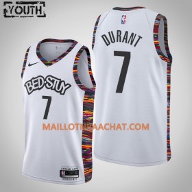 Maillot NBA Brooklyn Nets Kevin Durant 7 Nike 2019-20 City Edition Swingman - Enfant